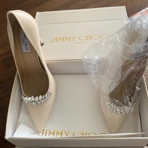 New never worn Jimmy Choo White/ Whell color size 41